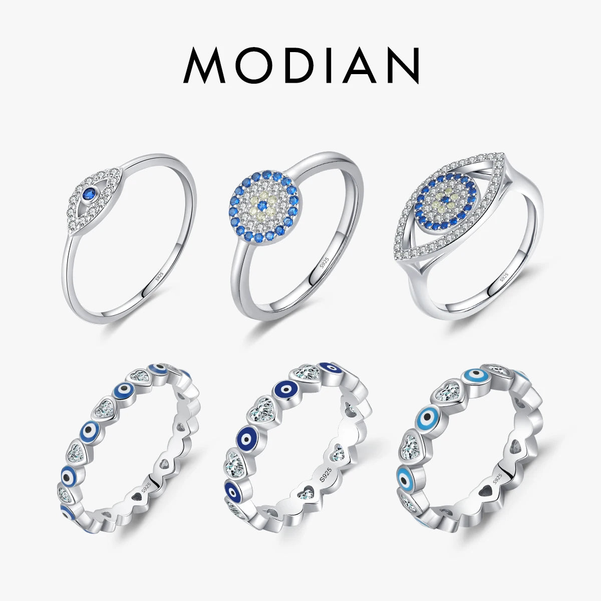 Blue CZ Statement Ring