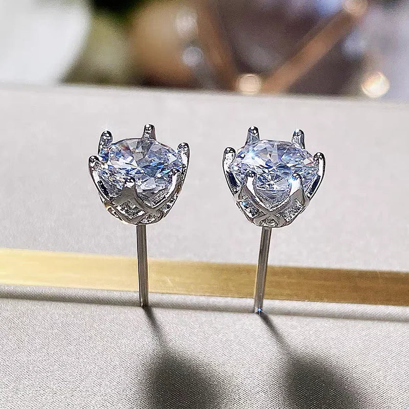 Moissanite Stud Earrings