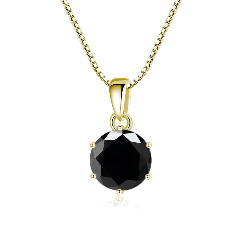 Moissanite Pendant Necklace, 1CT