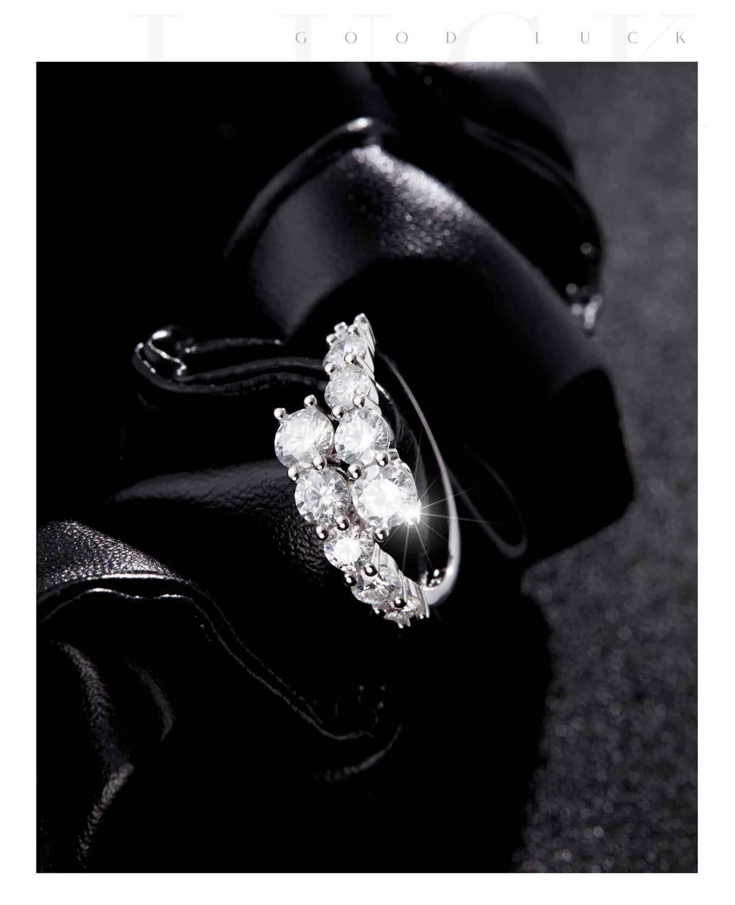Round CZ Eternity Band Ring