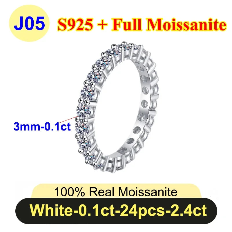 Radiant Cut Moissanite Ring