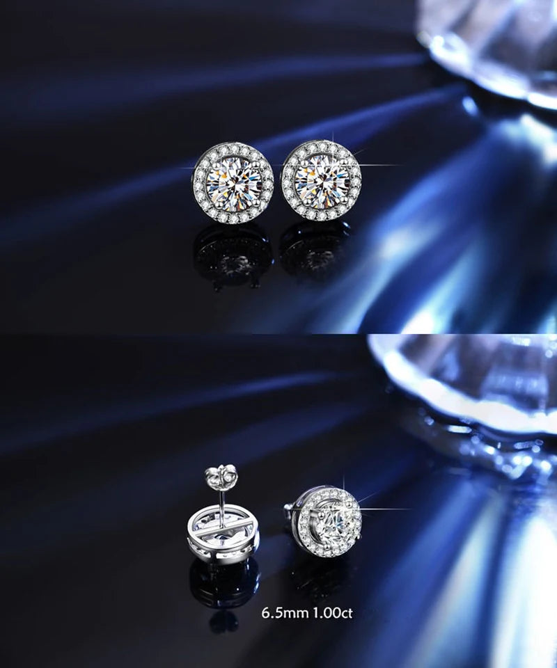 Moissanite Stud Earrings