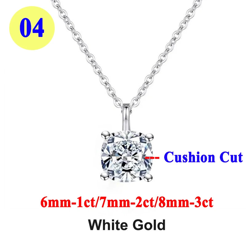Moissanite Pendant Necklace