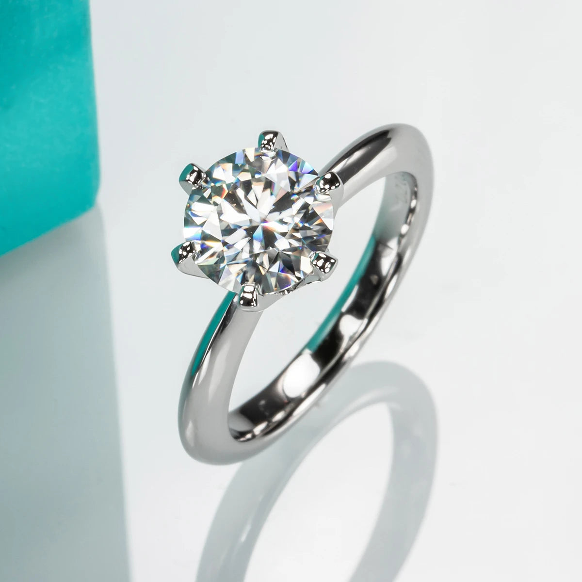 Moissanite Engagement Ring
