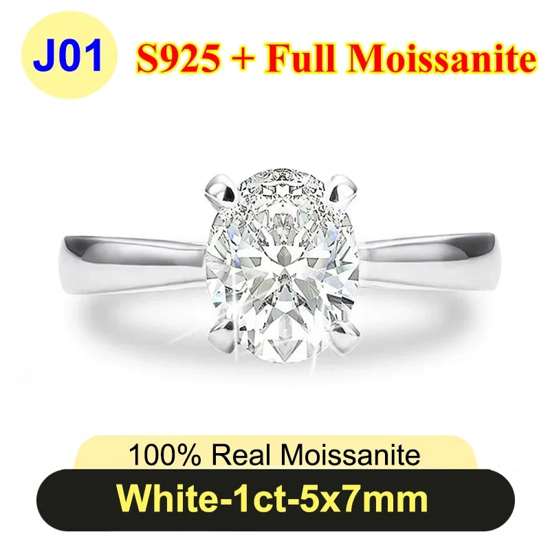 Radiant Cut Moissanite Ring