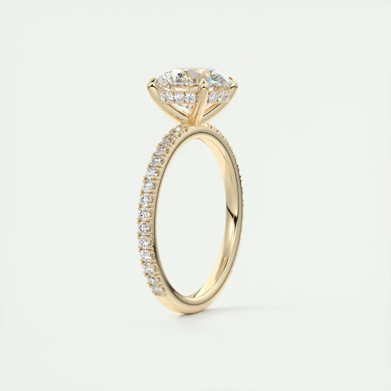 Classic Moissanite Promise Ring