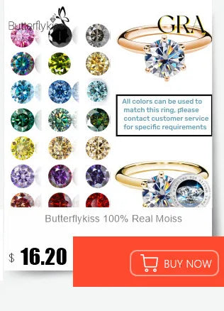 Moissanite Pendant Necklace, 1CT