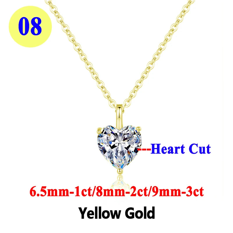 Moissanite Pendant Necklace