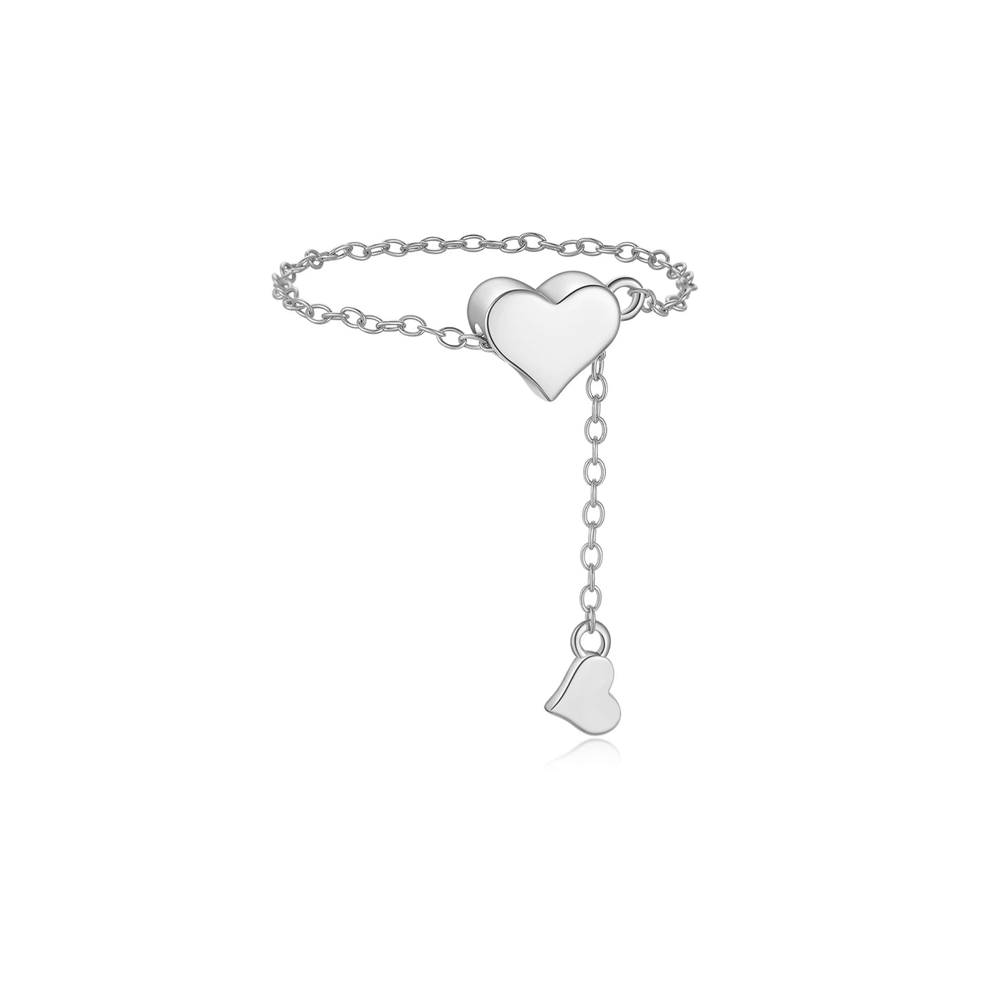 Adjustable Heart Pendant Necklace