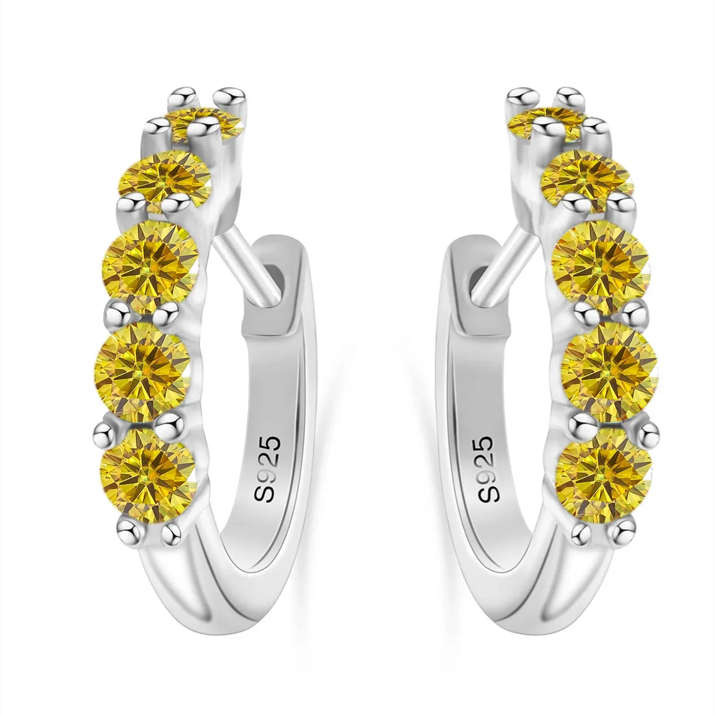 Moissanite Stud Earrings, 1CT