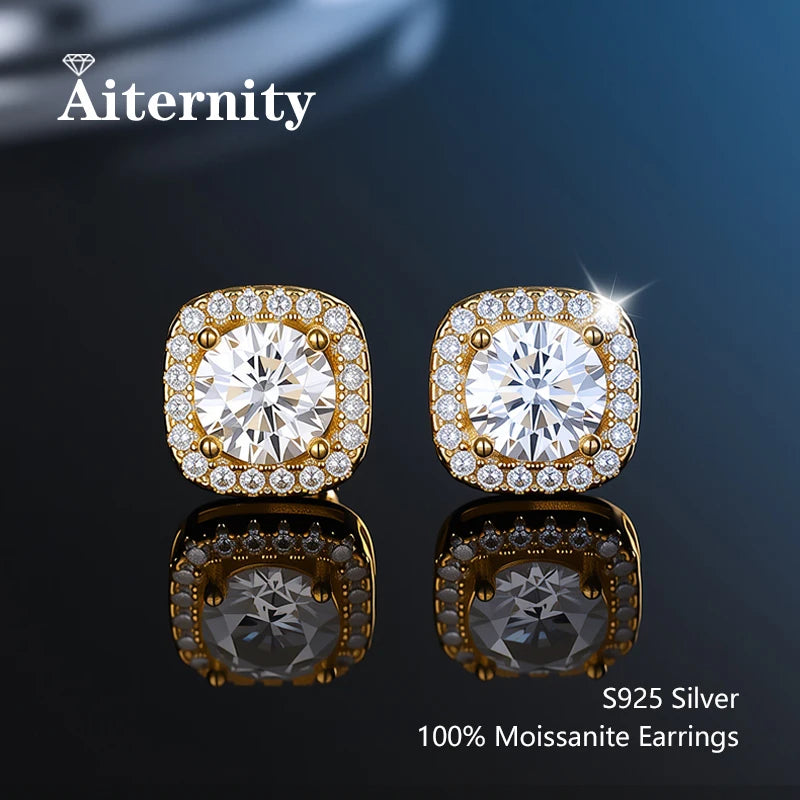 Moissanite Stud Earrings