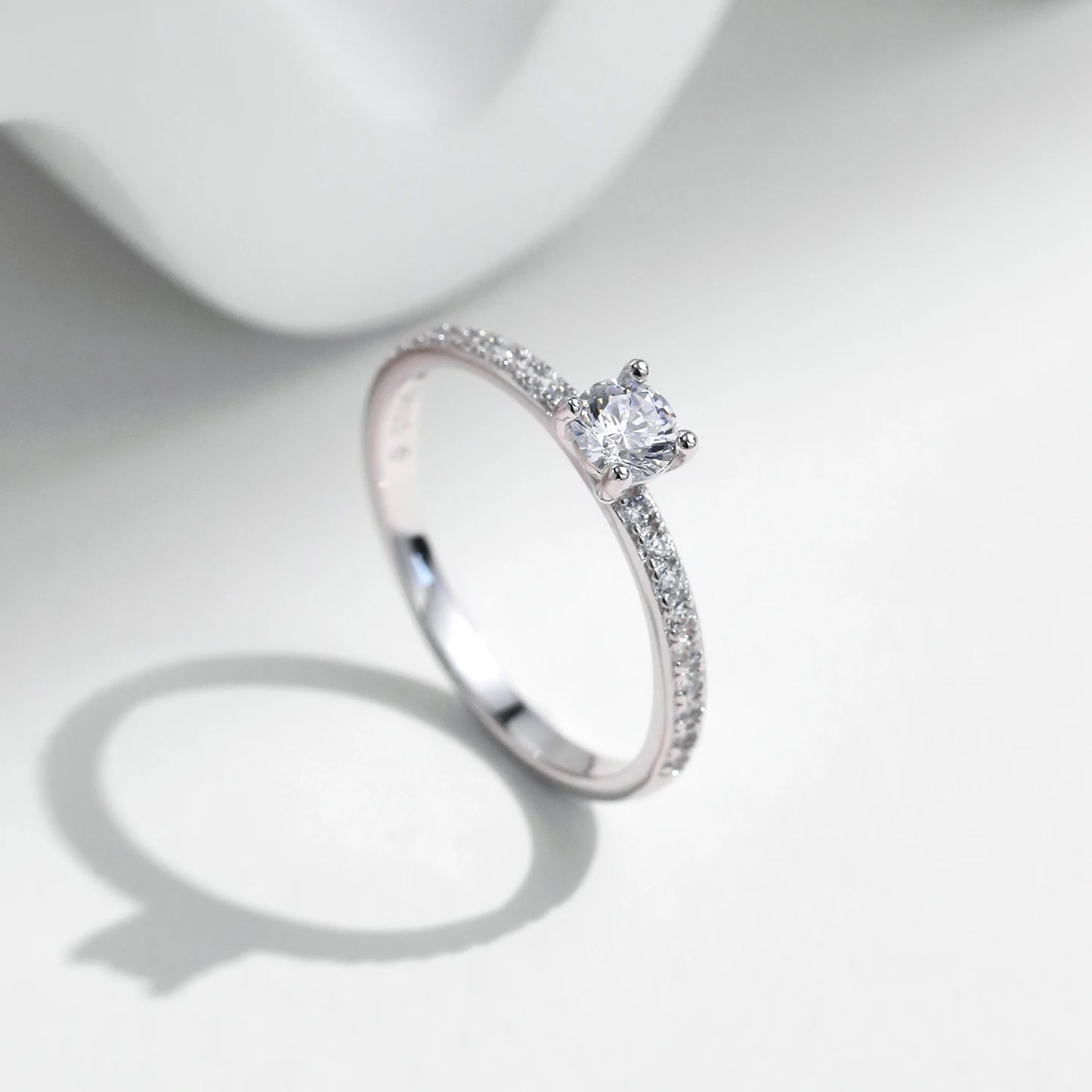 Square Moissanite Ring