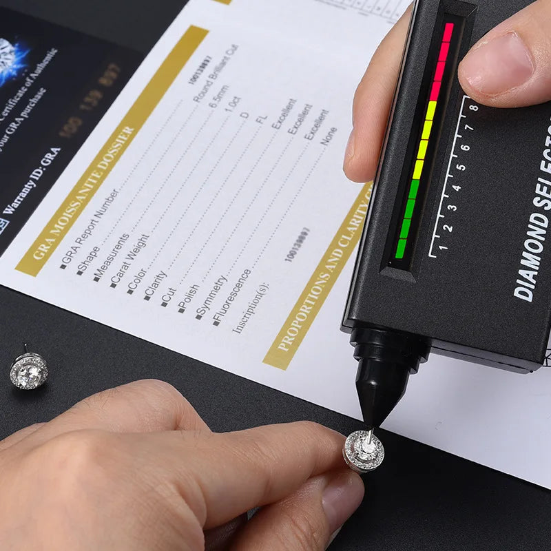 Moissanite Stud Earrings