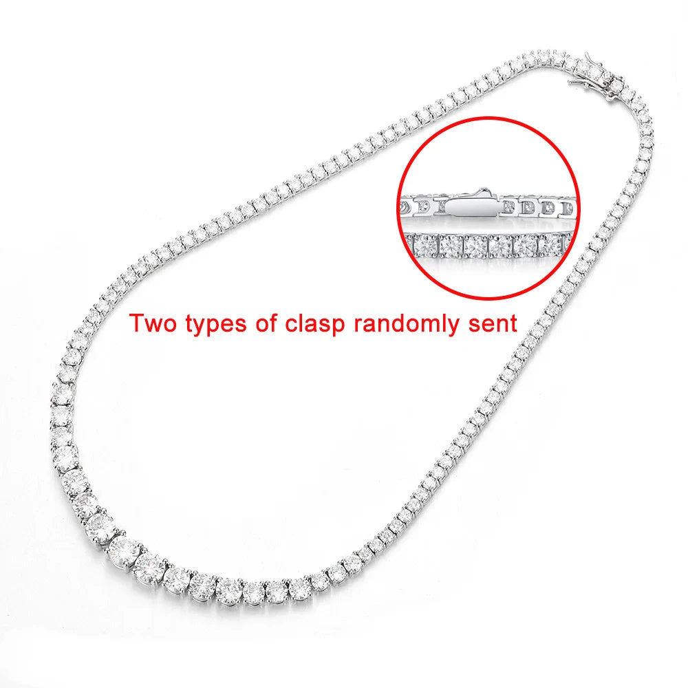 Moissanite Tennis Choker Necklace