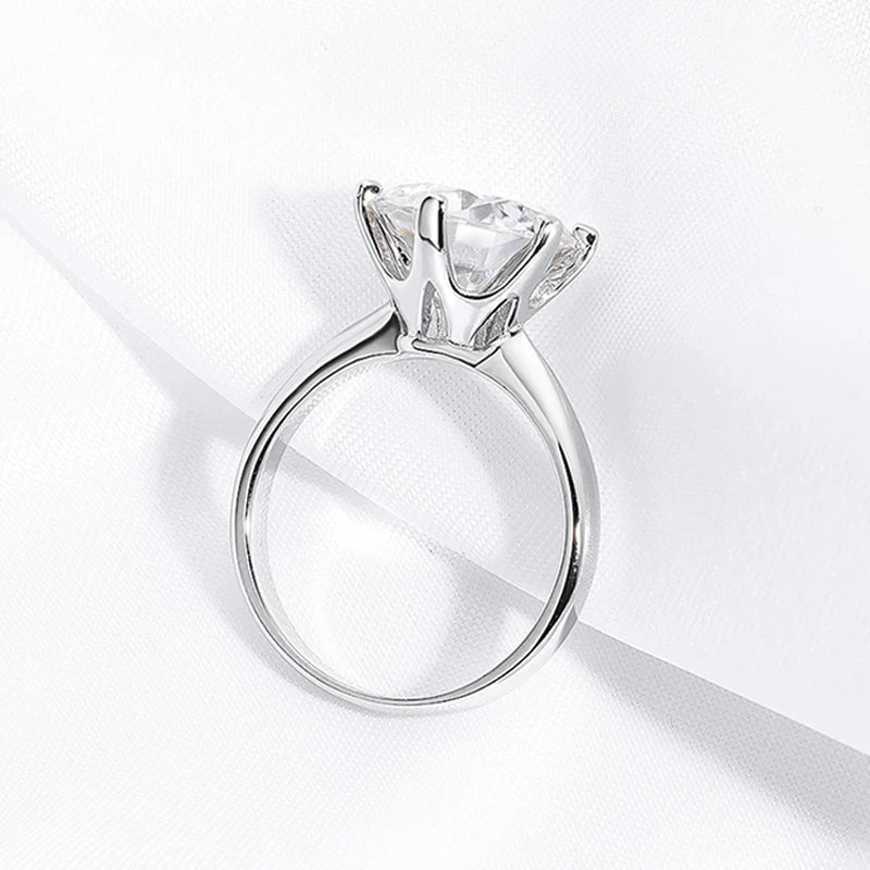 Moissanite Solitaire Ring