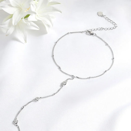 Adjustable Moissanite Chain Bracelet