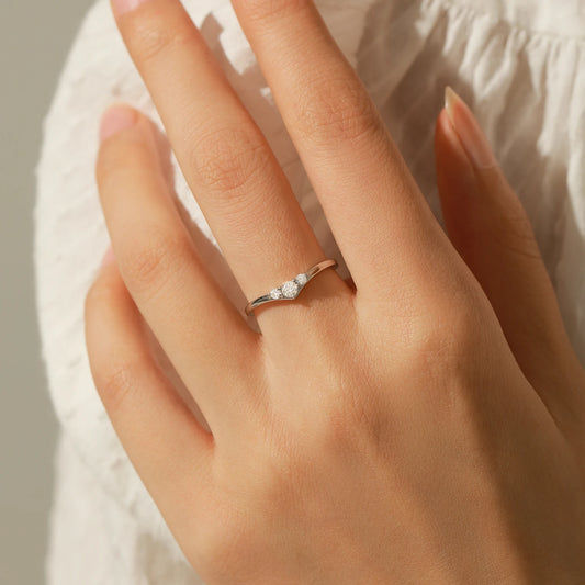 Simple Eternity Moissanite Ring