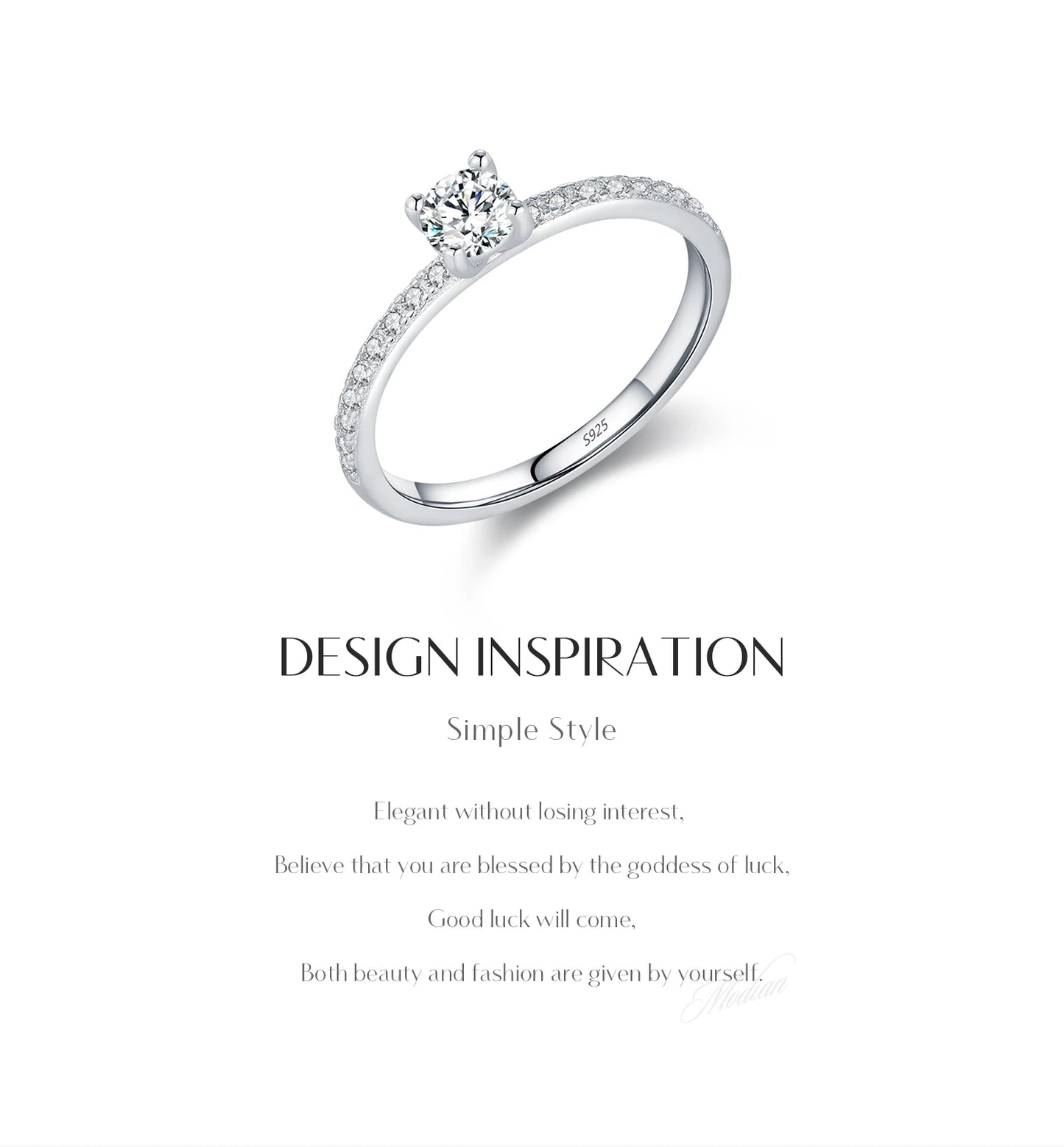 Square Moissanite Ring