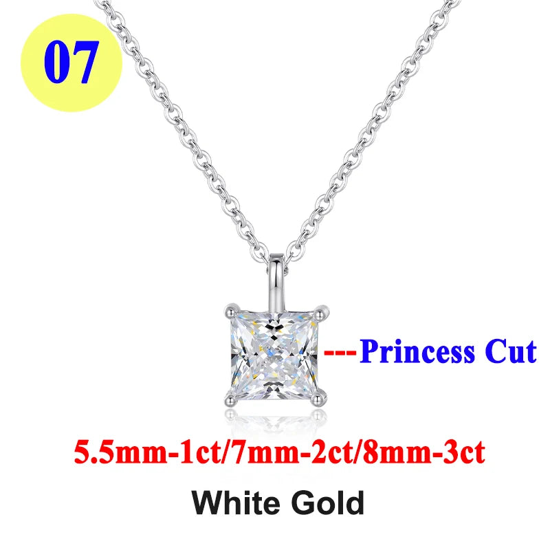 Moissanite Pendant Necklace