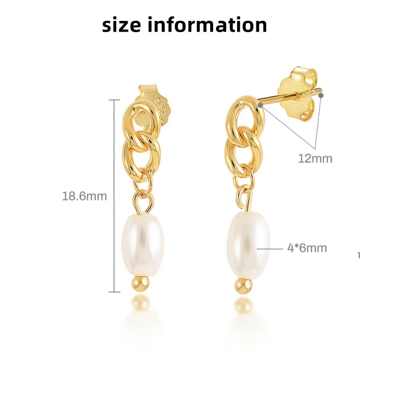 Pearl Hoop Earrings