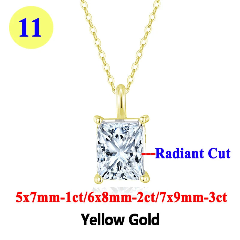Moissanite Pendant Necklace