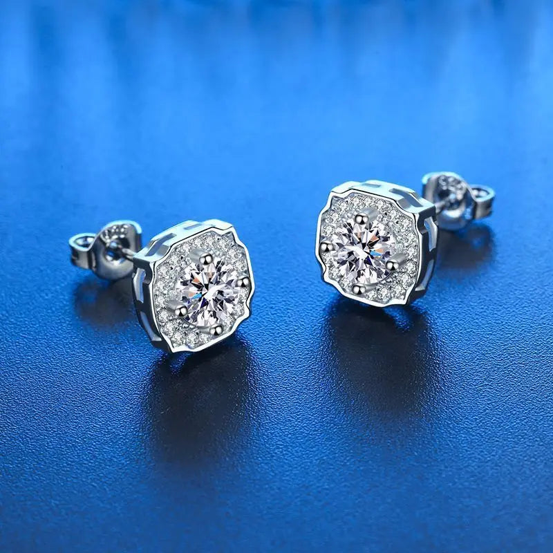 Moissanite Stud Earrings