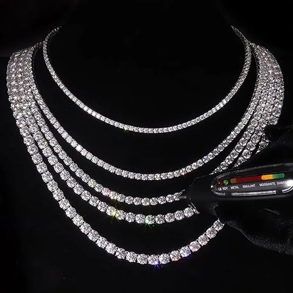 Moissanite Tennis Necklace