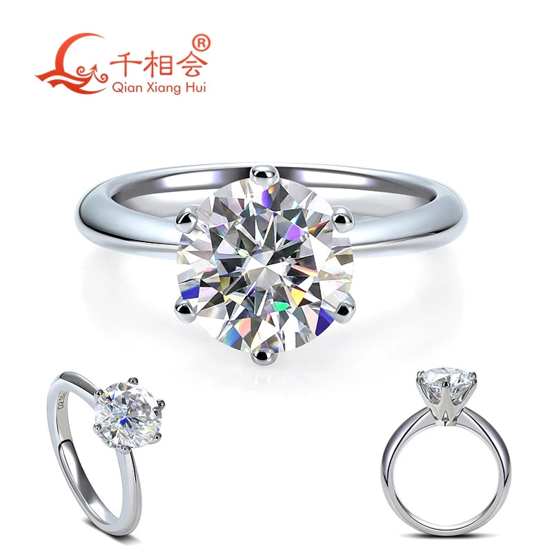 Moissanite Eternity Band Ring