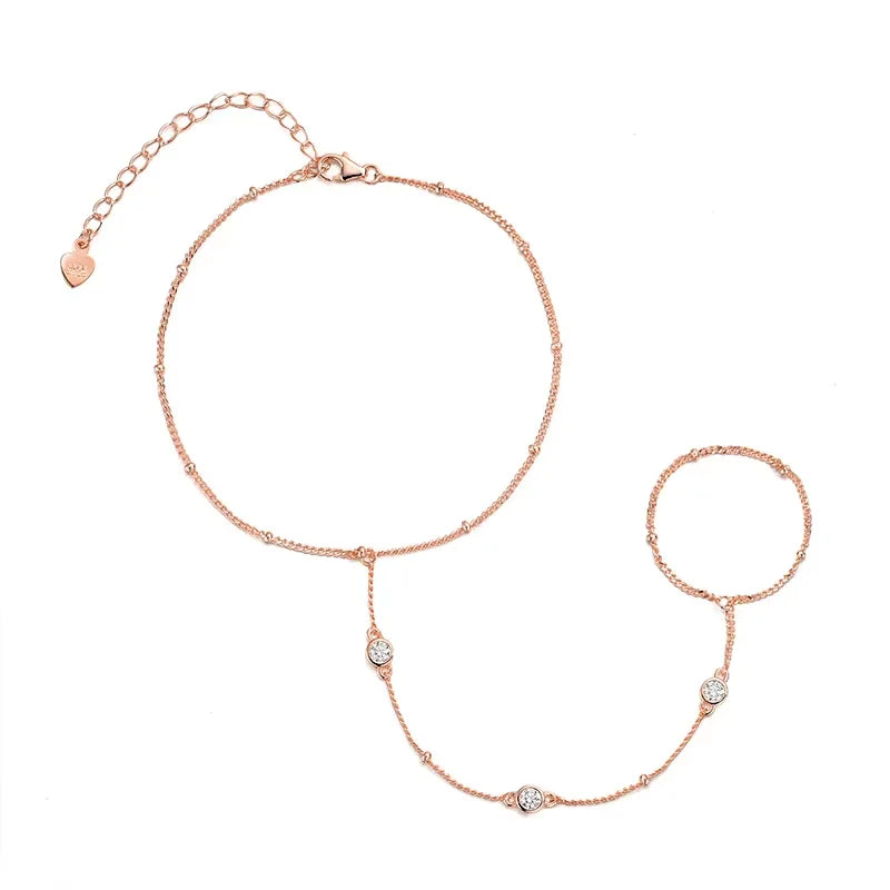 Adjustable Moissanite Chain Bracelet