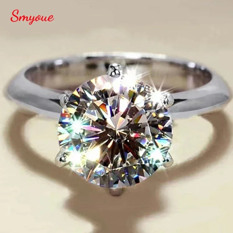 Moissanite Solitaire Ring