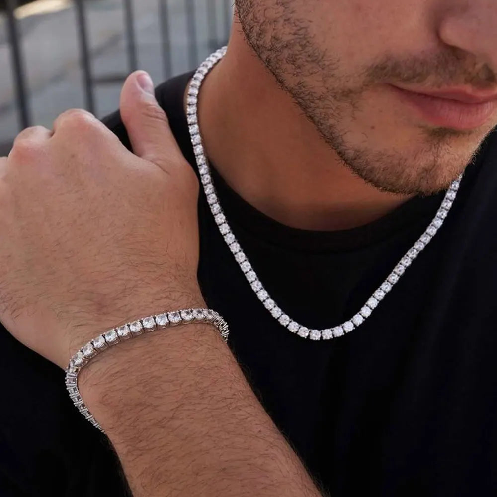 Moissanite Tennis Necklace