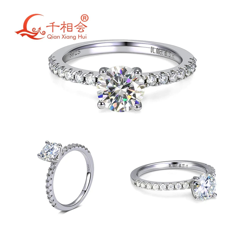Moissanite Eternity Band Ring