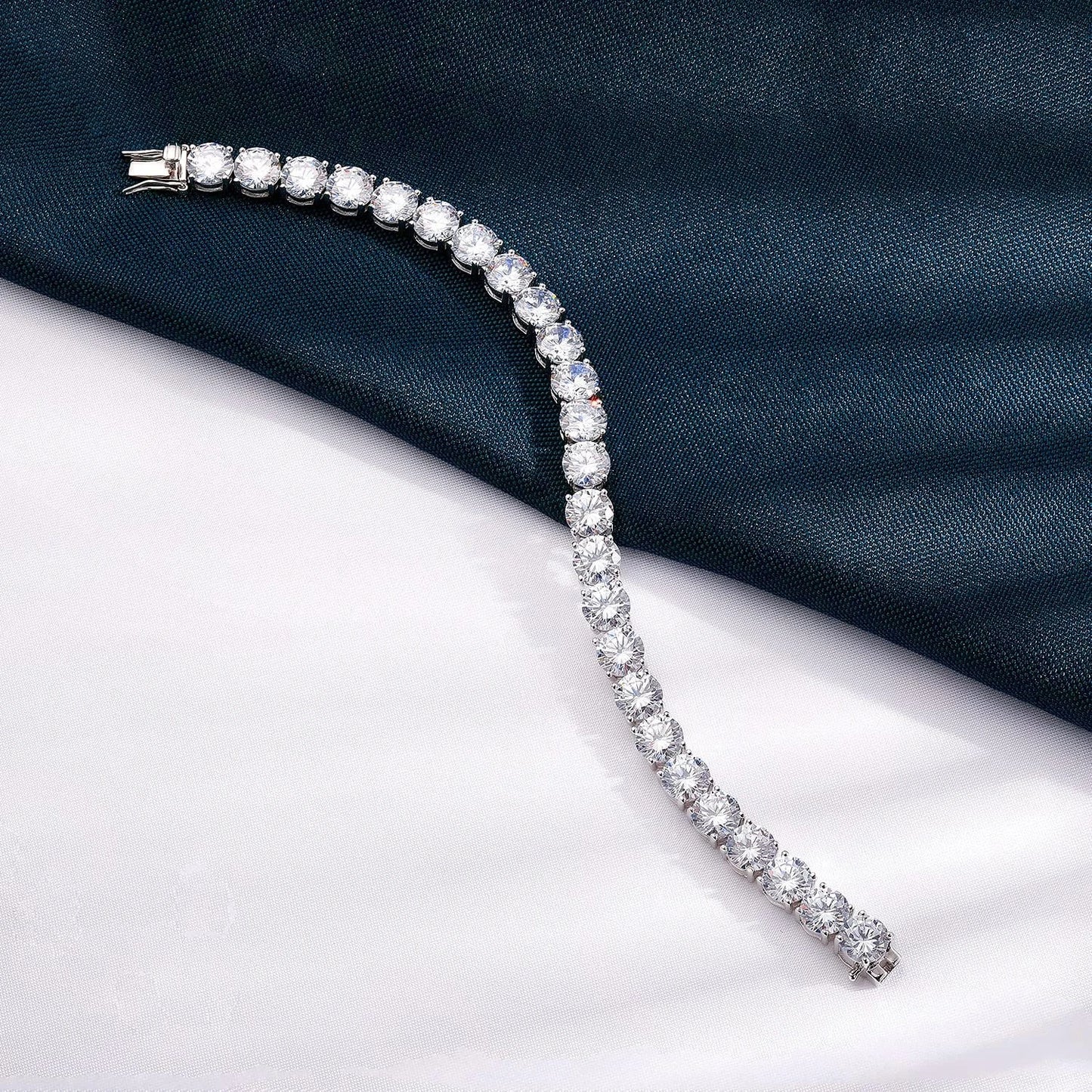 Moissanite Diamond Tennis Bracelet