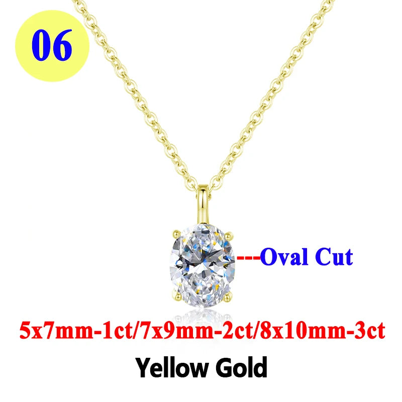 Moissanite Pendant Necklace