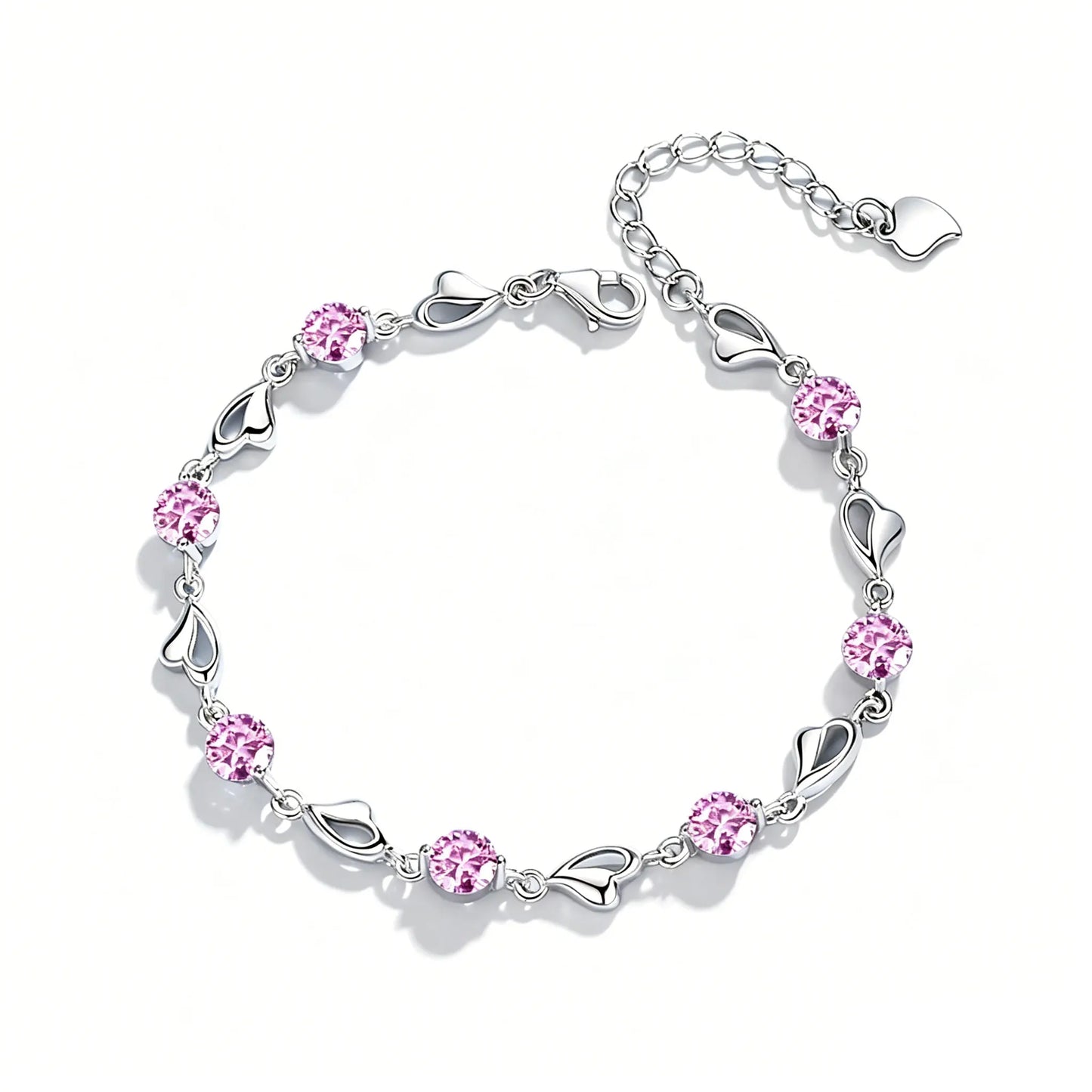Heart Charm Bracelet
