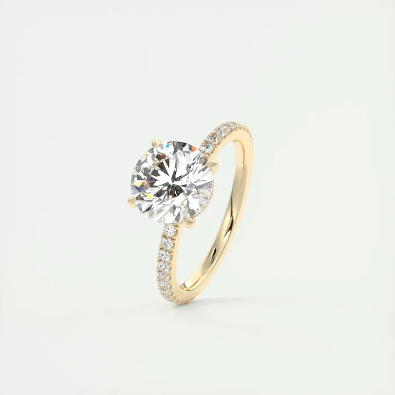 Classic Moissanite Promise Ring