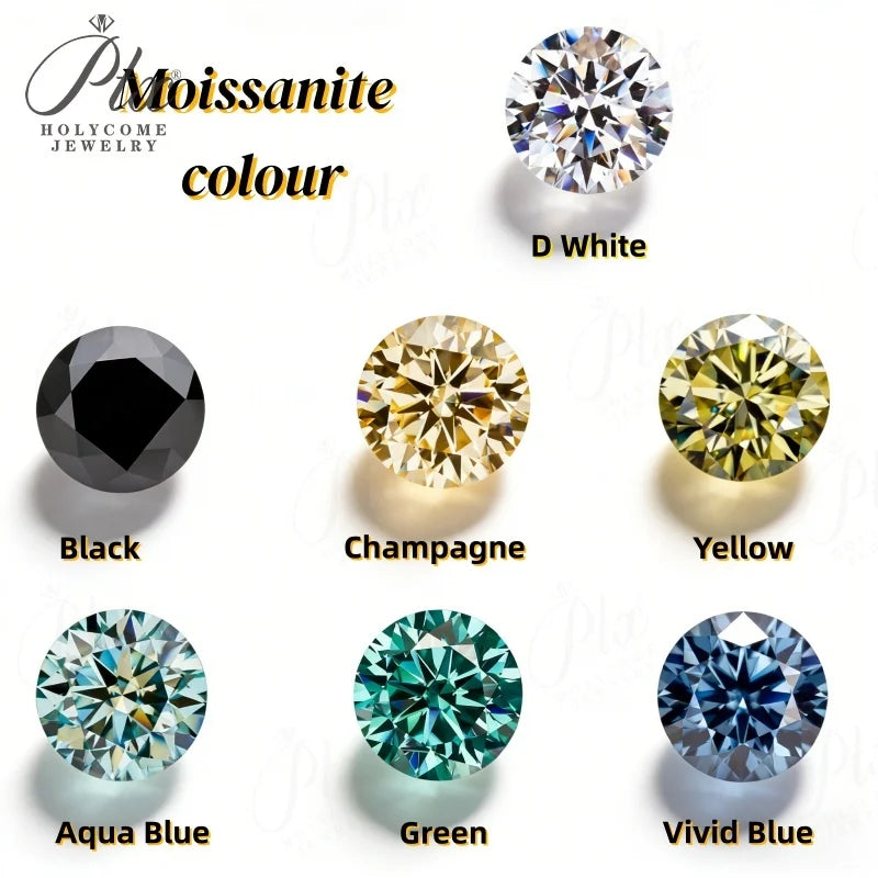 Loose Moissanite Beads for Jewelry Making