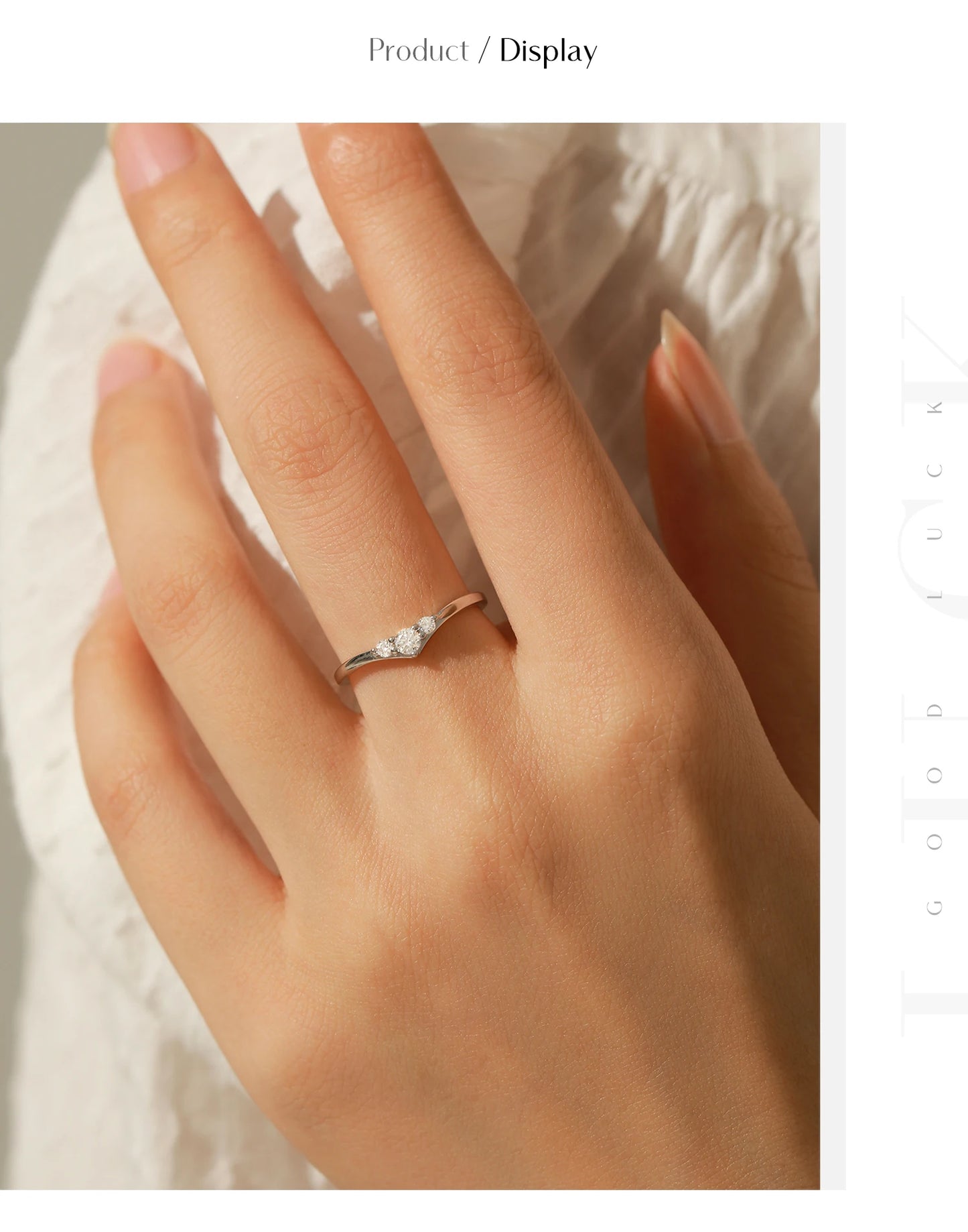 Simple Eternity Moissanite Ring