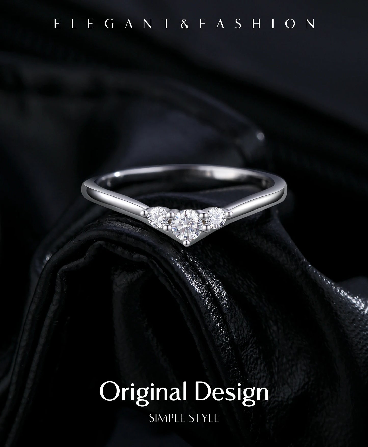 Simple Eternity Moissanite Ring