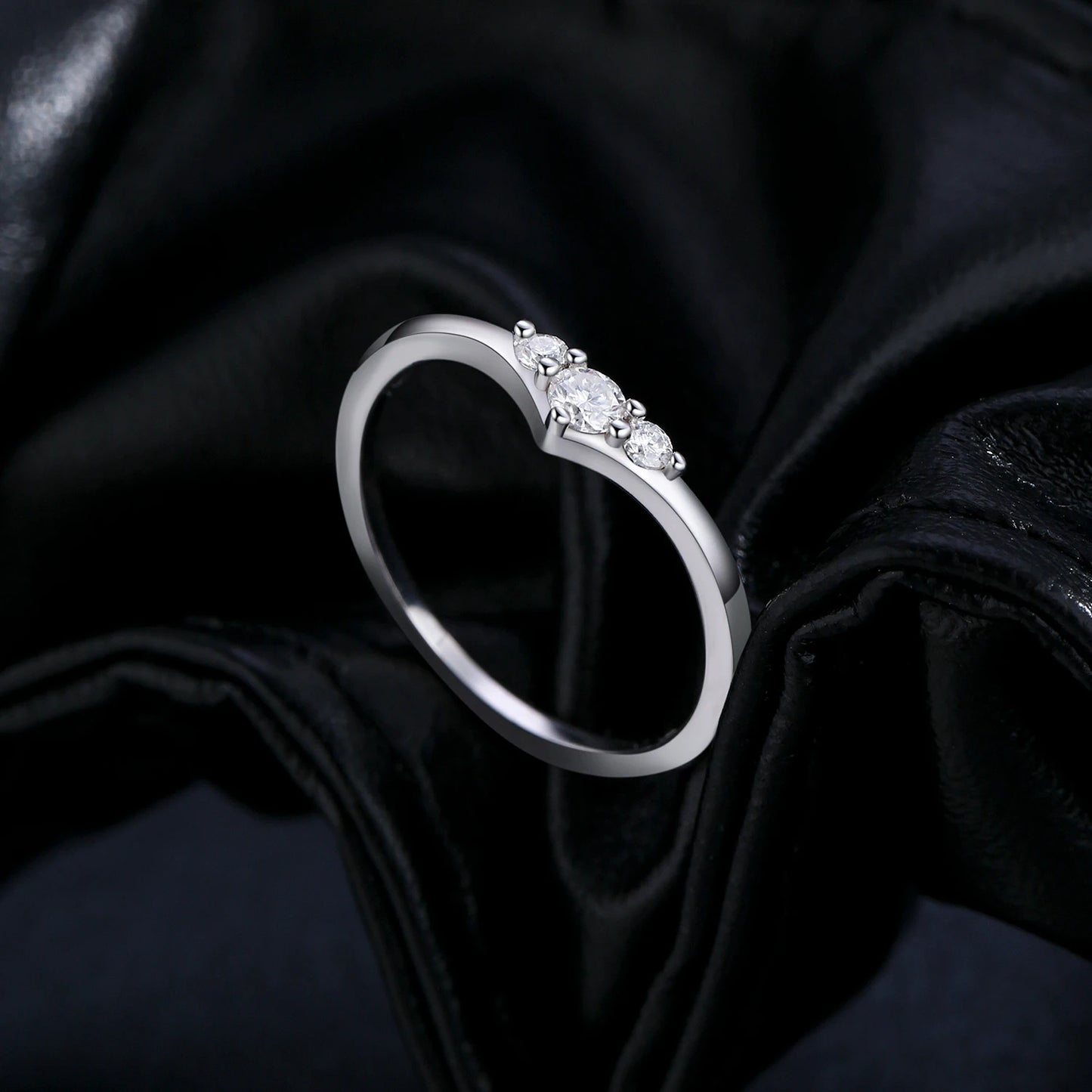 Simple Eternity Moissanite Ring