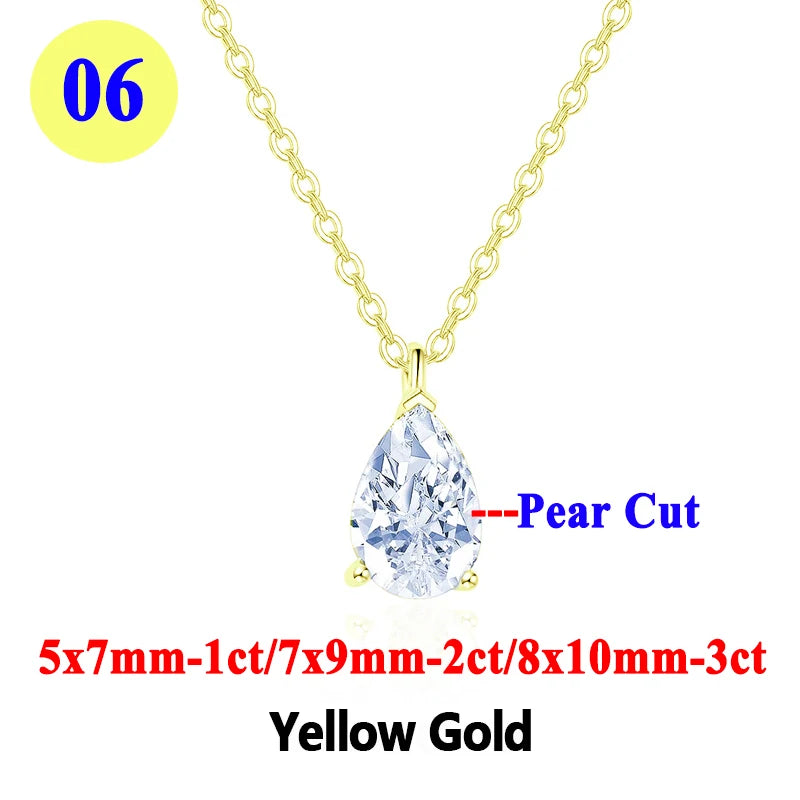 Moissanite Pendant Necklace