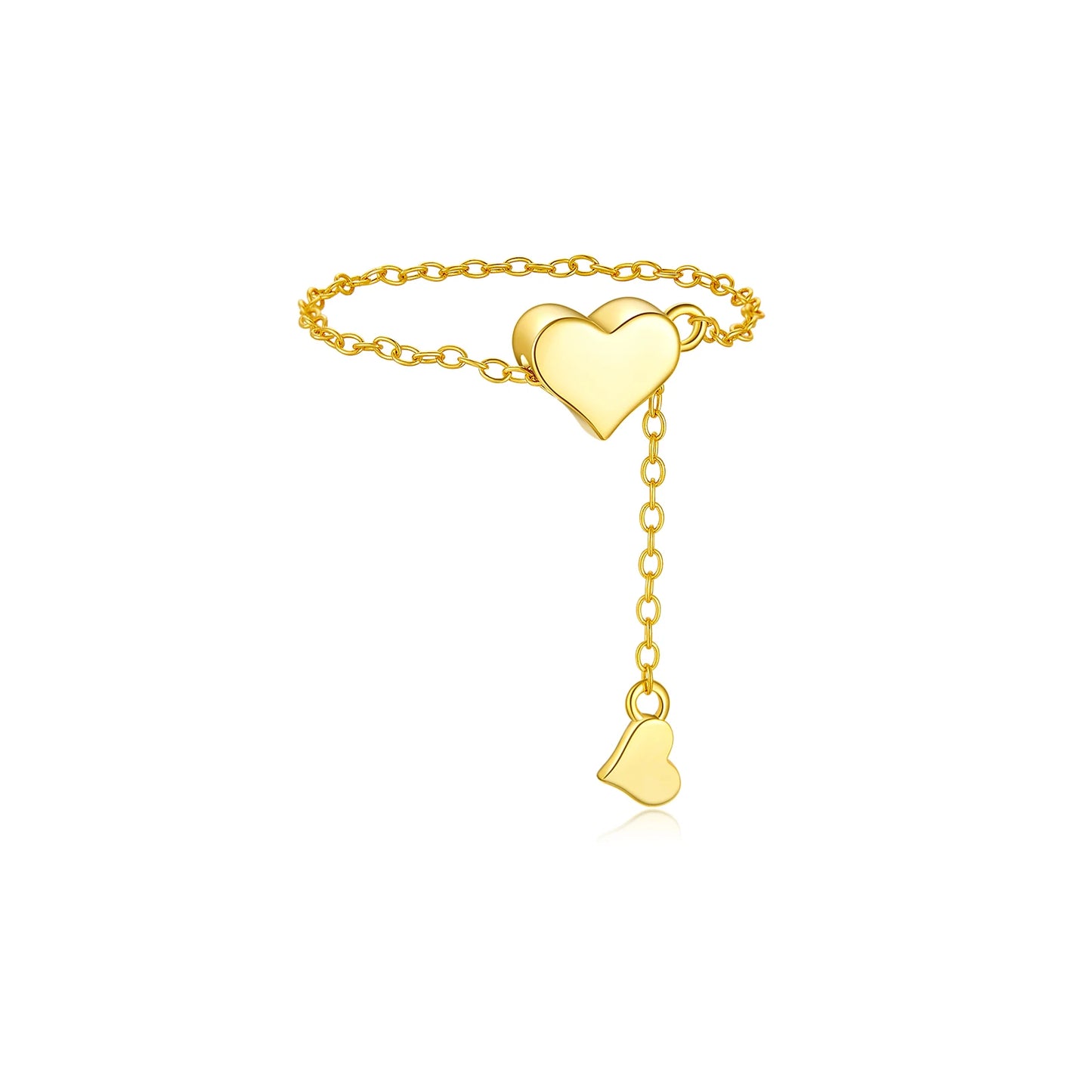 Adjustable Heart Pendant Necklace