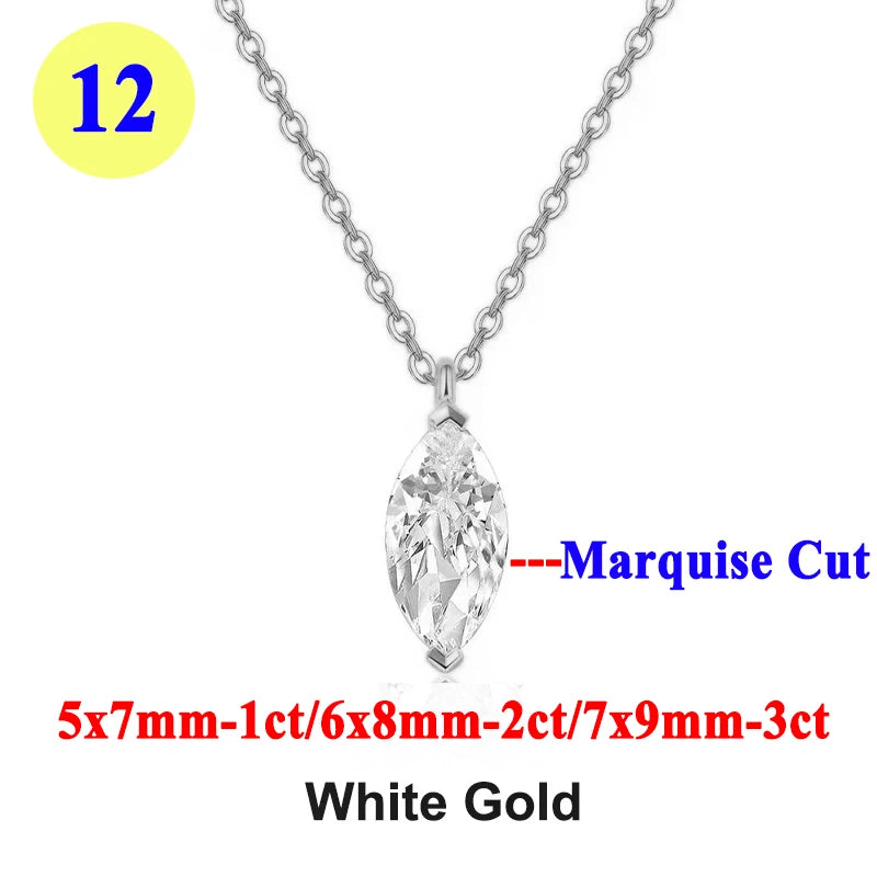 Moissanite Pendant Necklace