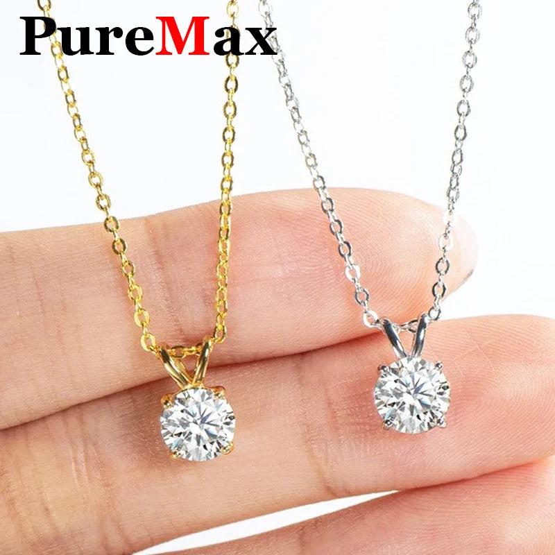 Moissanite Pendant Necklace