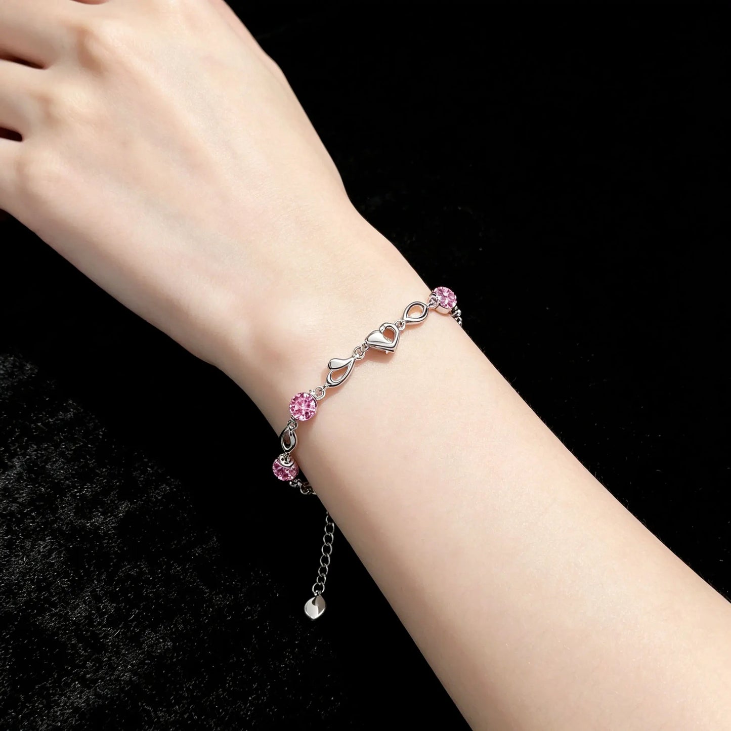 Heart Charm Bracelet
