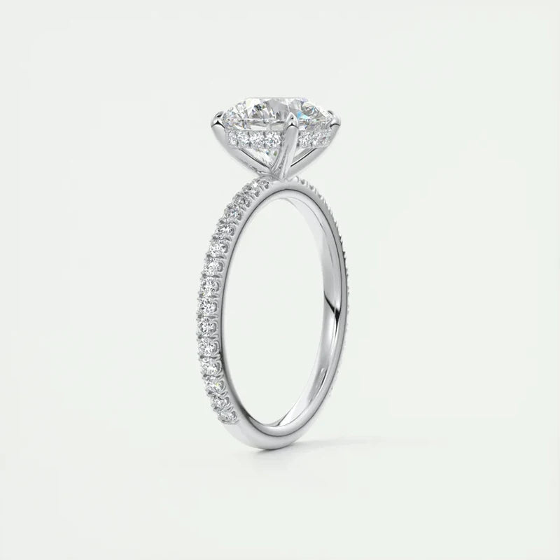 Classic Moissanite Promise Ring