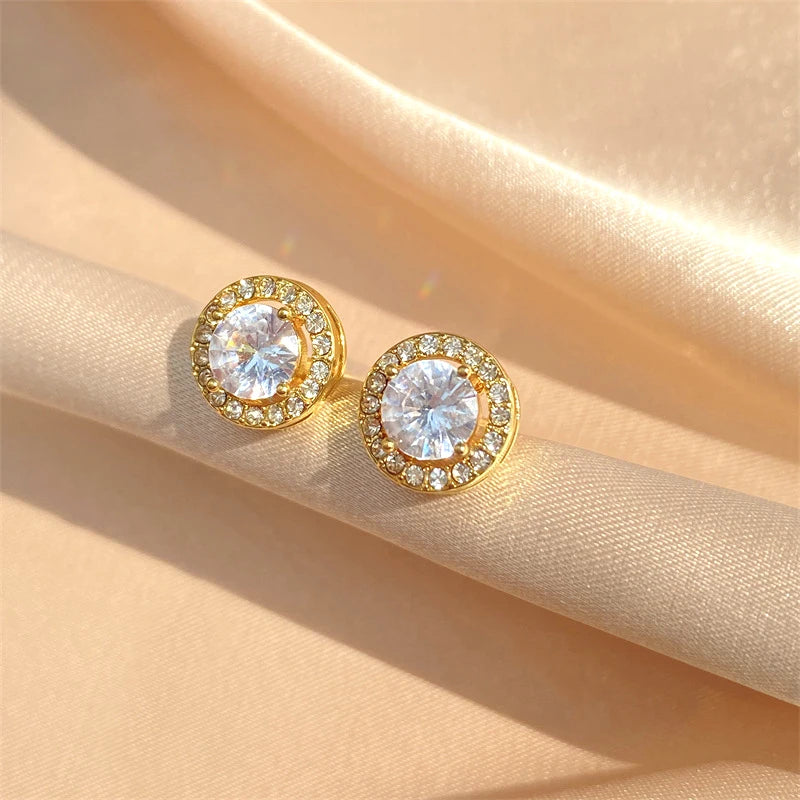 Moissanite Stud Earrings
