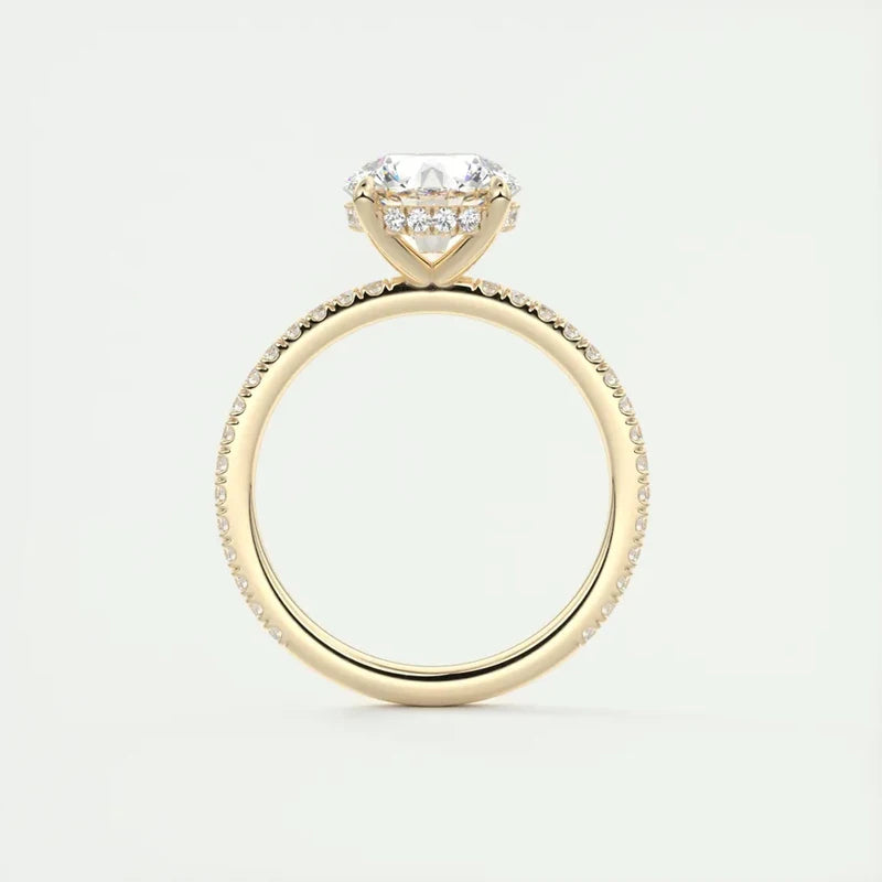Classic Moissanite Promise Ring