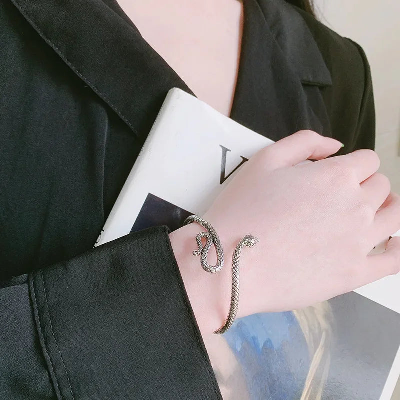 Snake Shape Bangle Bracelet