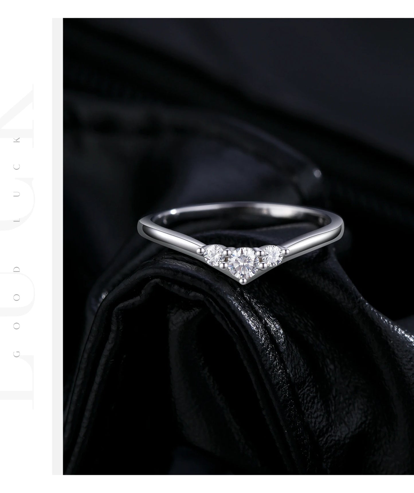 Simple Eternity Moissanite Ring